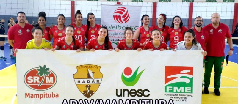 Equipe de voleibol feminino do Mampituba/Radar/Forquilhinha/Unesc <br> está na final do sub-18 do Campeonato Catarinense