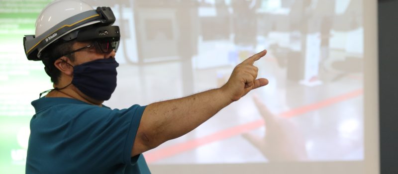 Tecnologia de realidade misturada é atração na 7ª Feira de Inovação da Unesc