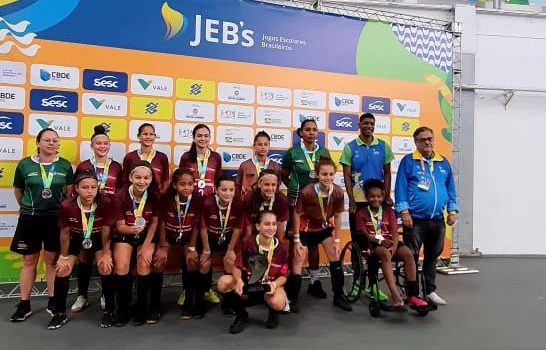 Unesc conquista prata no futsal feminino <br> dos Jogos Escolares Brasileiros