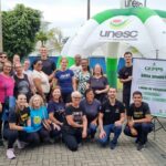 Acadmicos de Educao Fsica promovem atividade no bairro Santa Luzia