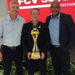 Vôlei Mampi/Unesc/FME Criciúma/Radar recebe Troféu Eficiência da Federação Catarinense de Voleibol